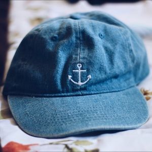 Small Anchor ⚓️ Chambray Dad Cap